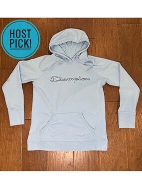 Champion Sky Blue Pullover Hoodie